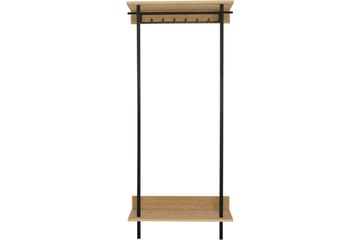 Hallmöbelset Camarasa 28x80 cm - Vit/Svart - Möbler - Hallmöbler - Möbelset för hall & entre