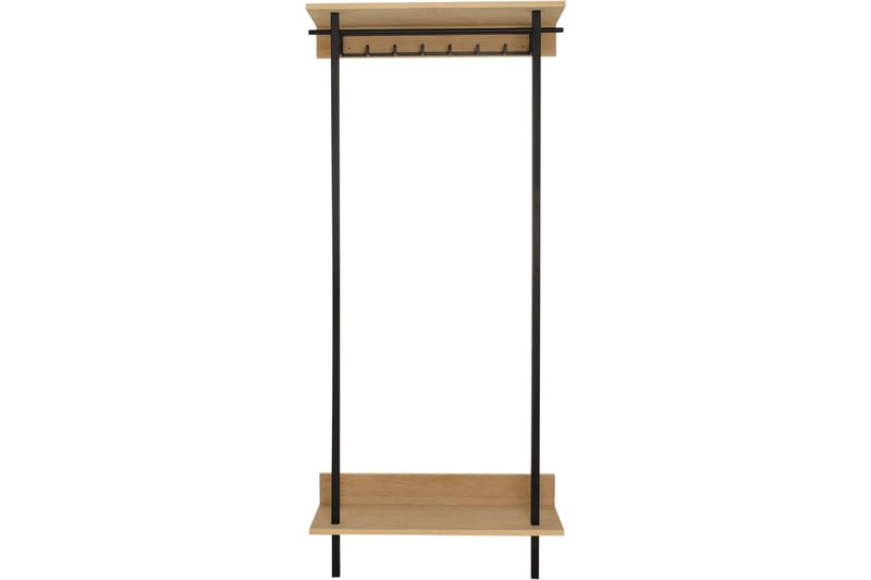 Hallmöbelset Camarasa 28x80 cm - Vit/Svart - Möbler - Hallmöbler - Möbelset för hall & entre