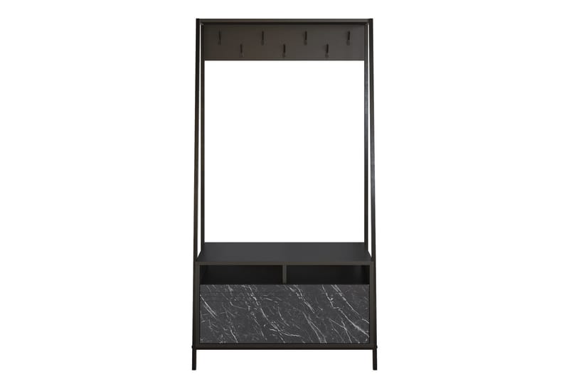 Hallmöbelset Devinne 30 cm - Svart - Möbler - Hallmöbler - Möbelset för hall & entre