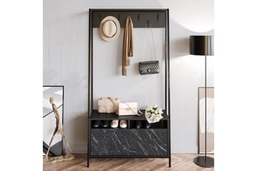 Hallmöbelset Devinne 30 cm - Svart - Möbler - Hallmöbler - Möbelset för hall & entre