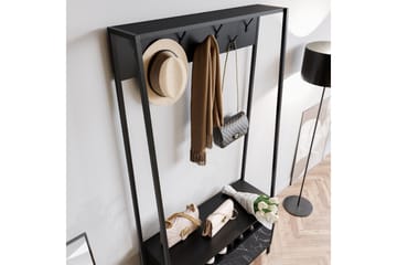 Hallmöbelset Devinne 30 cm - Svart - Möbler - Hallmöbler - Möbelset för hall & entre