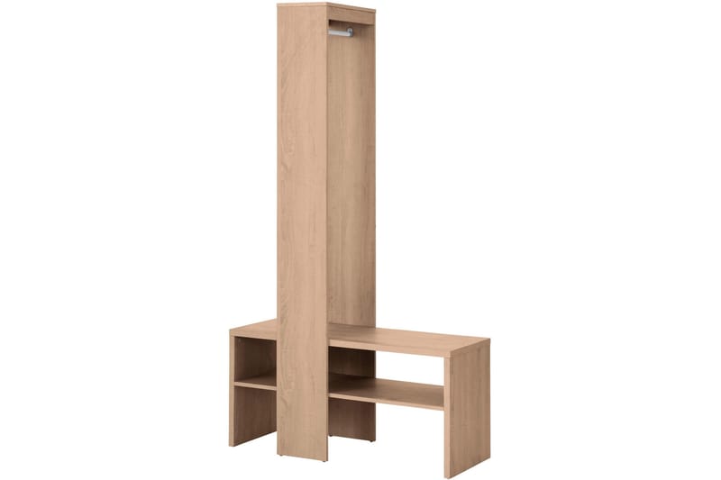 Hallmöbelset Hillaed 42x100 cm - Natur - Möbler - Hallmöbler - Möbelset för hall & entre