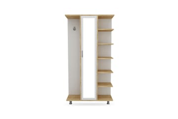 Hallmöbelset Joie 180x100 cm - Natur/Vit - Möbler - Hallmöbler - Möbelset för hall & entre
