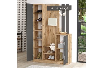 Hallmöbelset Medleys 38x114 cm - Natur/Antracit - Möbler - Hallmöbler - Möbelset för hall & entre