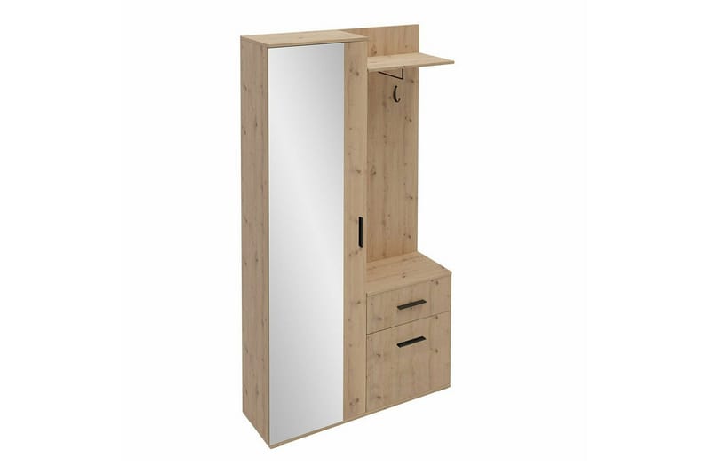 Hallmöbelset Rosehall 97x30 cm 195x - Brun - Möbler - Hallmöbler - Möbelset för hall & entre