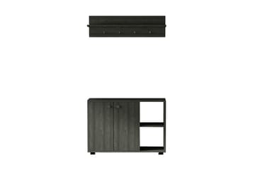 Hallmöbelset Tommelu 30x90 cm - Antracit - Möbler - Hallmöbler - Möbelset för hall & entre