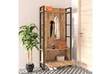 Hardyng Hallmöbelset 34x90 cm Dubbel Vänster - Natur - Möbler - Hallmöbler - Möbelset för hall & entre