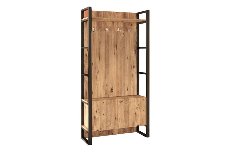 Hardyng Hallmöbelset 34x90 cm Dubbel Vänster - Natur - Möbler - Hallmöbler - Möbelset för hall & entre