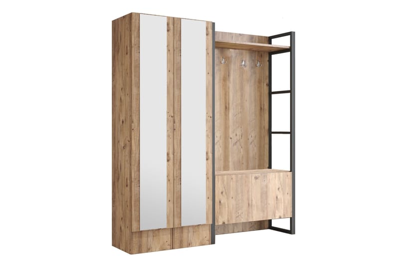 Hardyng Hallmöbelset 34x90 cm - Natur - Möbler - Hallmöbler - Möbelset för hall & entre