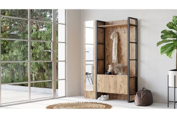 Hardyng Hallmöbelset 34x90 cm Vänster - Natur - Möbler - Hallmöbler - Möbelset för hall & entre