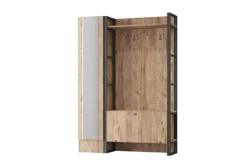 Hardyng Hallmöbelset 34x90 cm Vänster - Natur - Möbler - Hallmöbler - Möbelset för hall & entre