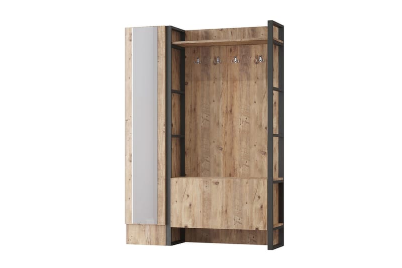 Hardyng Hallmöbelset 34x90 cm Vänster - Natur - Möbler - Hallmöbler - Möbelset för hall & entre