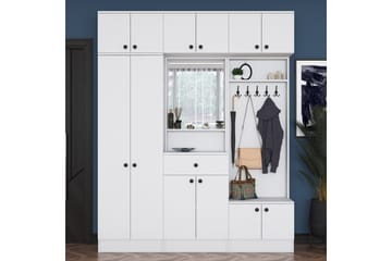 Itsuo Hallmöbelset Vit - Hanah Home - Möbler - Hallmöbler - Möbelset för hall & entre