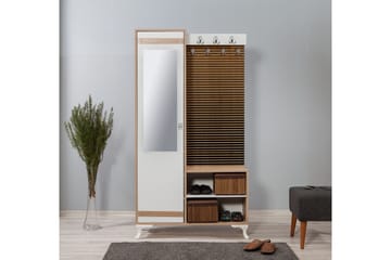Klädförvaring Gillberga 100 cm - Brun - Möbler - Hallmöbler - Möbelset för hall & entre