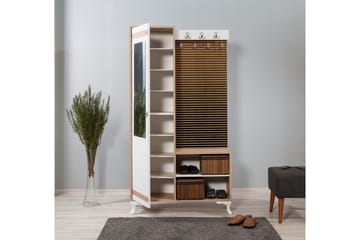 Klädförvaring Gillberga 100 cm - Brun - Möbler - Hallmöbler - Möbelset för hall & entre