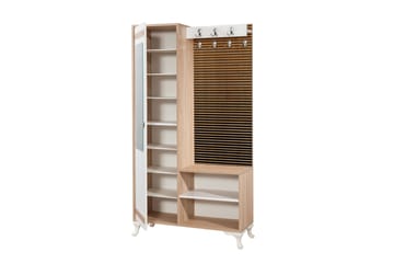 Klädförvaring Gillberga 100 cm - Brun - Möbler - Hallmöbler - Möbelset för hall & entre