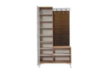 Klädförvaring Gillberga 100 cm - Brun - Möbler - Hallmöbler - Möbelset för hall & entre