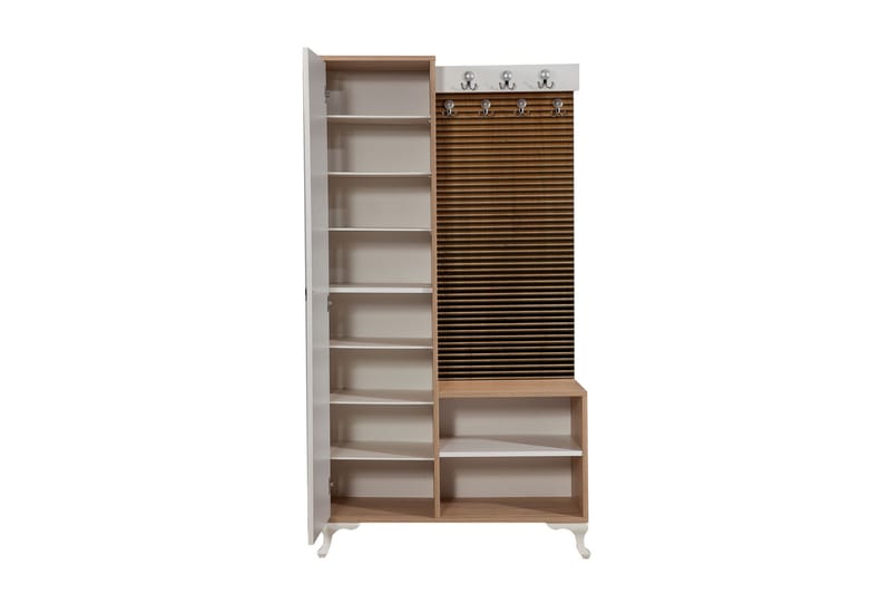 Klädförvaring Gillberga 100 cm - Brun - Möbler - Hallmöbler - Möbelset för hall & entre