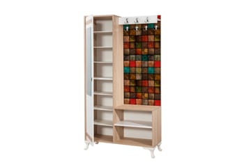 Klädförvaring Gillberga 100 cm - Brun - Möbler - Hallmöbler - Möbelset för hall & entre
