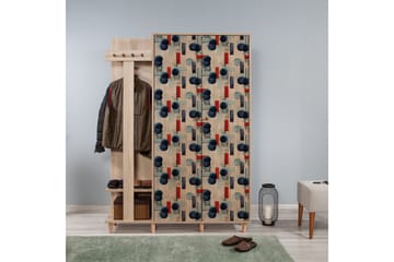 Klädförvaring Gillberga 135 cm - Flerfärgad - Möbler - Hallmöbler - Möbelset för hall & entre