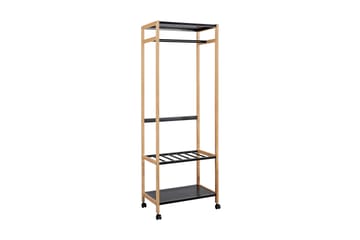 Klädhängare Forest På Hjul Med 3-Hyllor 60x38xh170 - Möbler - Hallmöbler - Möbelset för hall & entre