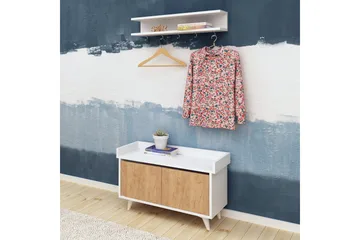 Mod Design Hallförvaring - Trä/Vit - Möbler - Hallmöbler - Möbelset för hall & entre