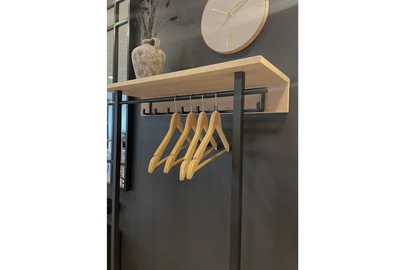 Ongayo Hallmöbelset 28x80 cm - Vit/Svart - Möbler - Hallmöbler - Möbelset för hall & entre