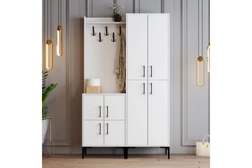 Retzow Hallmöbelset 35x120 cm - Vit - Möbler - Hallmöbler - Möbelset för hall & entre