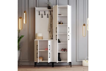 Retzow Hallmöbelset 35x120 cm - Vit - Möbler - Hallmöbler - Möbelset för hall & entre