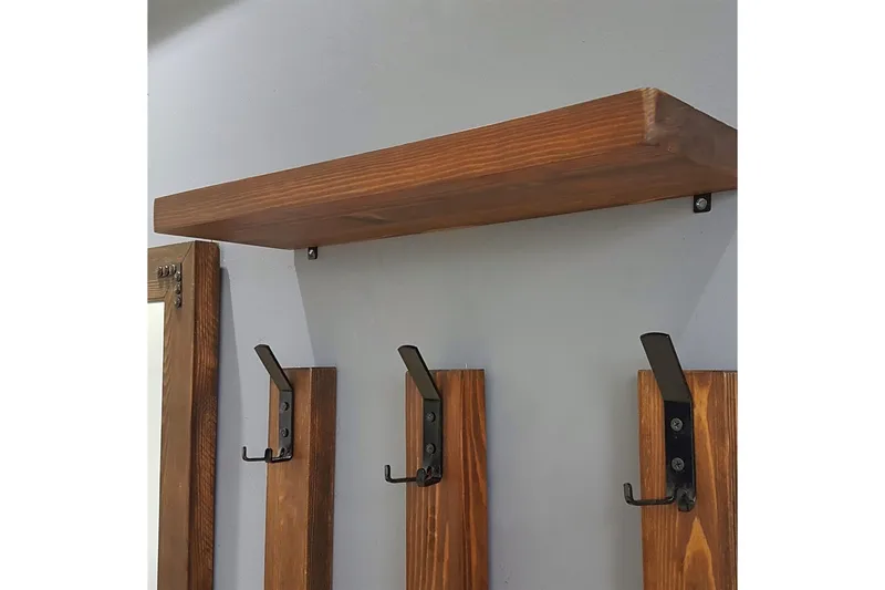 Rogahn Hallmöbel 3 cm - Valnöt - Möbler - Hallmöbler - Möbelset för hall & entre