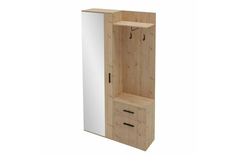 Rosehall Hallmöbelset 97x30 cm 195x Brown - Möbler - Hallmöbler - Möbelset för hall & entre