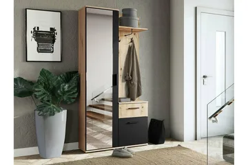Rosehall Hallmöbelset 97x30 cm 195x NO_BRAND Black - Möbler - Hallmöbler - Möbelset för hall & entre