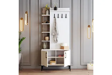 Schmida Hallmöbelset 35x90 cm - Vit - Möbler - Hallmöbler - Möbelset för hall & entre