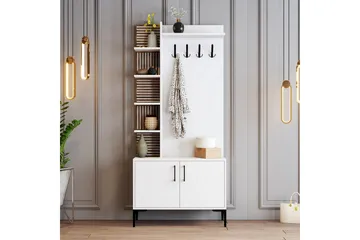 Schmida Hallmöbelset 35x90 cm - Vit - Möbler - Hallmöbler - Möbelset för hall & entre