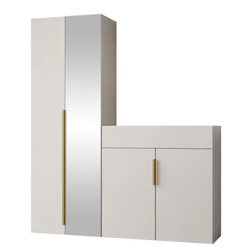 Myren Hallmöbel 170 cm - beige - Möbler - Hallmöbler - Möbelset för hall & entre