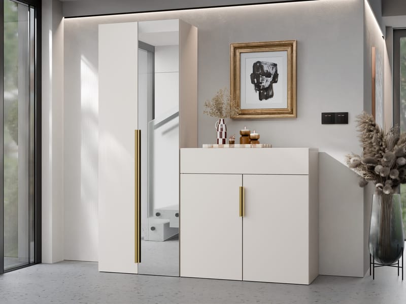 Myren Hallmöbel 170 cm - beige - Möbler - Hallmöbler - Möbelset för hall & entre