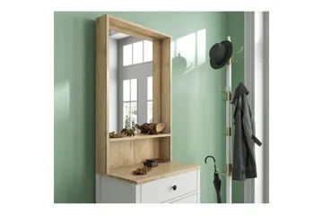 Orlan Fristående Hyllplan 190 cm - Natur/Vit - Möbler - Hallmöbler - Möbelset för hall & entre