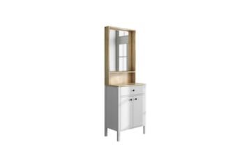 Orlan Fristående Hyllplan 190 cm - Natur/Vit - Möbler - Hallmöbler - Möbelset för hall & entre