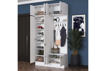 Quorra Hallmöbelset - Vit - Möbler - Hallmöbler - Möbelset för hall & entre