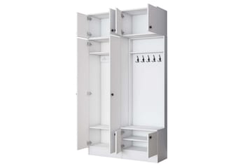 Quorra Hallmöbelset - Vit - Möbler - Hallmöbler - Möbelset för hall & entre