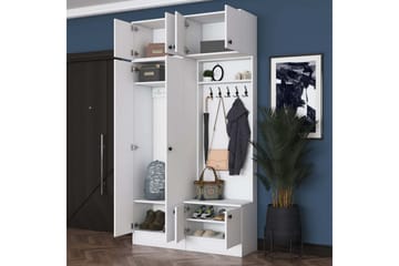 Quorra Hallmöbelset - Vit - Möbler - Hallmöbler - Möbelset för hall & entre