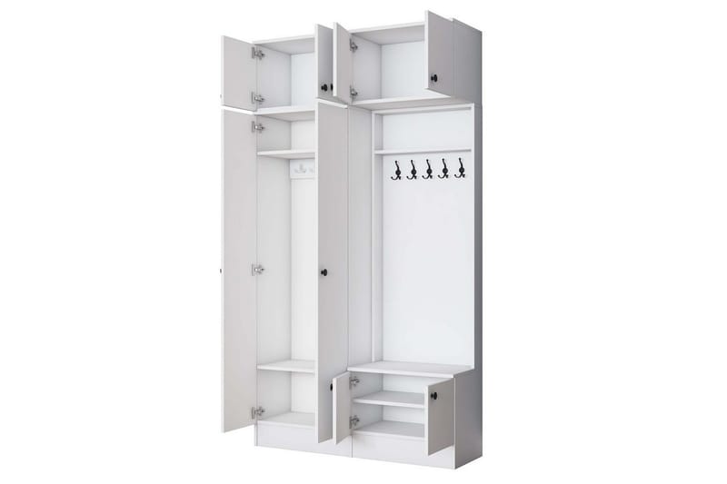 Quorra Hallmöbelset - Vit - Möbler - Hallmöbler - Möbelset för hall & entre