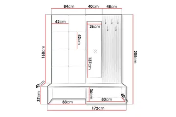 Shaftesbury Hallmöbelset - Möbler - Hallmöbler - Möbelset för hall & entre