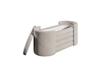 Sufian Sittbänk 105 cm - Cremevit - Möbler - Hallmöbler - Hallbänk