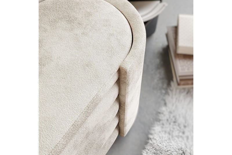 Sufian Sittbänk 105 cm - Cremevit - Möbler - Hallmöbler - Hallbänk