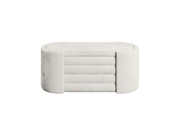 Sufian Sittbänk 105 cm - Cremevit - Möbler - Hallmöbler - Hallbänk