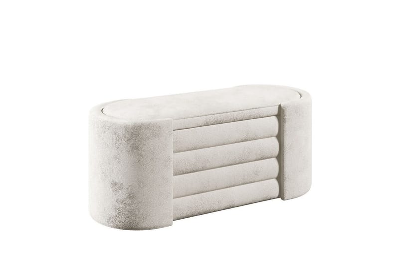 Sufian Sittbänk 105 cm - Cremevit - Möbler - Hallmöbler - Hallbänk