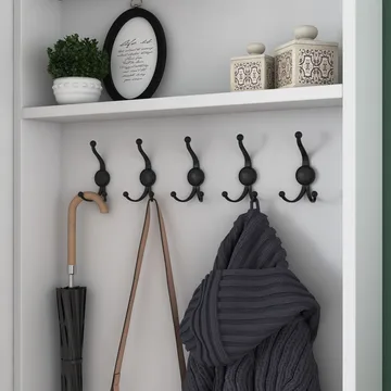 Tavren Hallställ 139,6x182,8x37,5 cm - Vit - Möbler - Hallmöbler - Möbelset för hall & entre