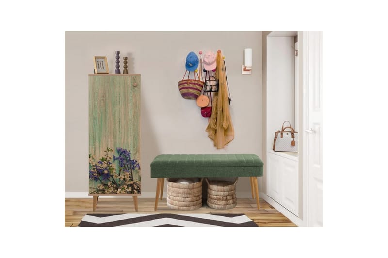 Tekel Hallmöbelset - Grön - Möbler - Hallmöbler - Möbelset för hall & entre