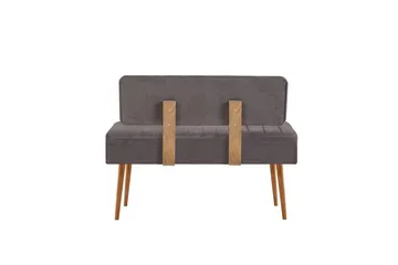 Valsot Sittbänk 110 cm - Natur/Antracit - Möbler - Fåtölj & stolar - Sittbänk - Bänk med ryggstöd